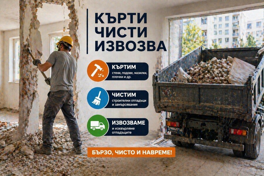 Кърти, чисти, извозва